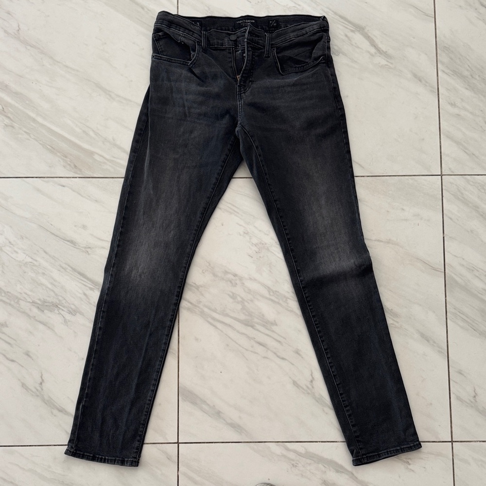 Men’s Lucky Brand Slim Faded Black Jeans 31x32